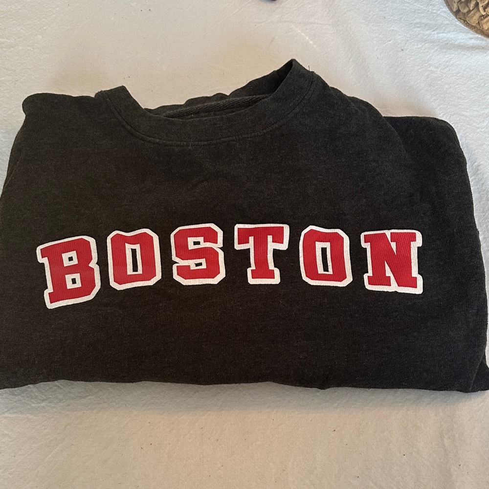Boston Gray/Black Sweatshirt